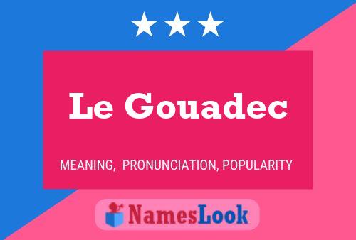 Le Gouadec Naam Poster