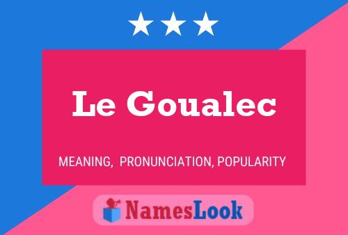 Le Goualec Naam Poster