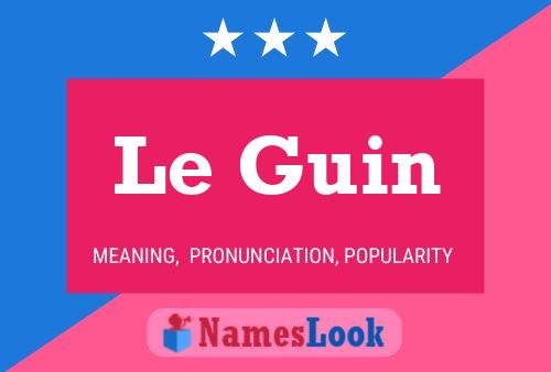 Le Guin Naam Poster