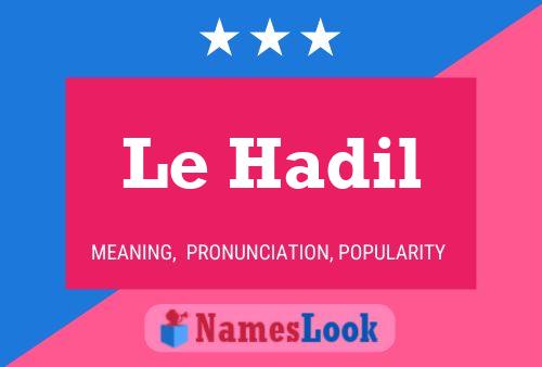 Le Hadil Naam Poster