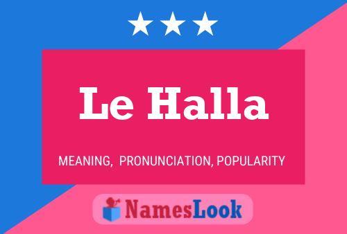 Le Halla Naam Poster