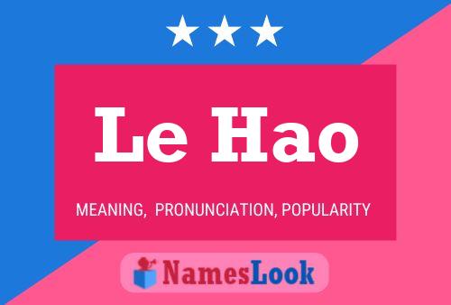 Le Hao Naam Poster