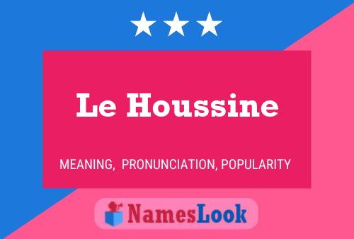 Le Houssine Naam Poster