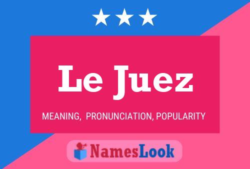 Le Juez Naam Poster