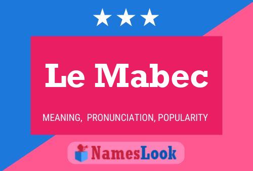 Le Mabec Naam Poster