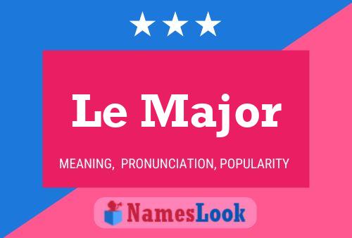 Le Major Naam Poster