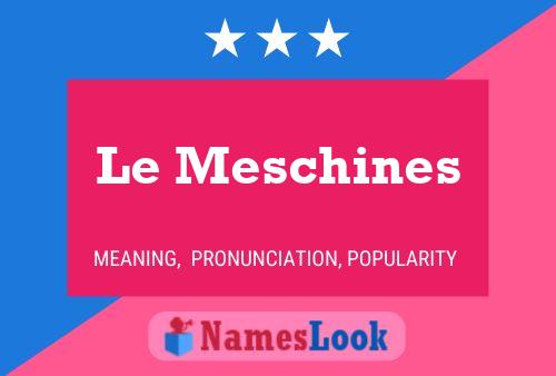 Le Meschines Naam Poster