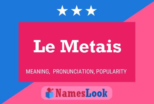 Le Metais Naam Poster