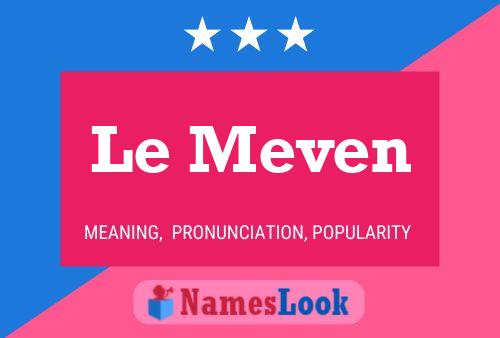 Le Meven Naam Poster