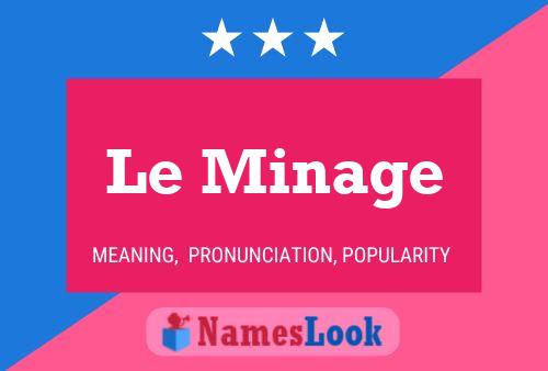 Le Minage Naam Poster