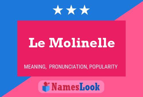 Le Molinelle Naam Poster