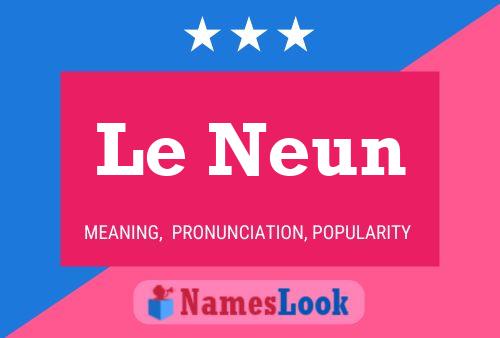 Le Neun Naam Poster