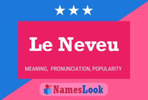 Le Neveu Naam Poster