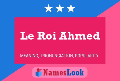 Le Roi Ahmed Naam Poster