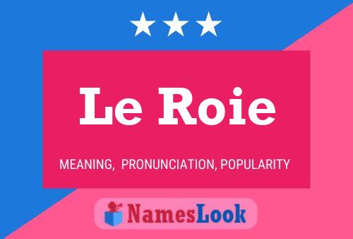 Le Roie Naam Poster