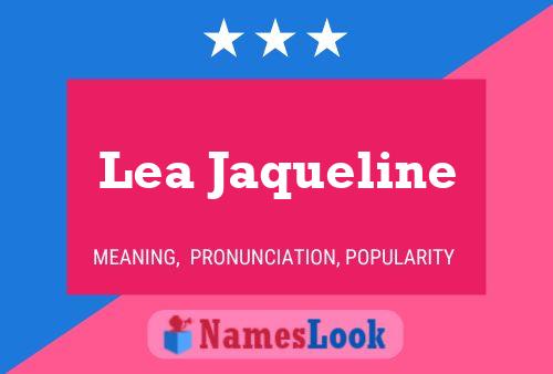 Lea Jaqueline Naam Poster