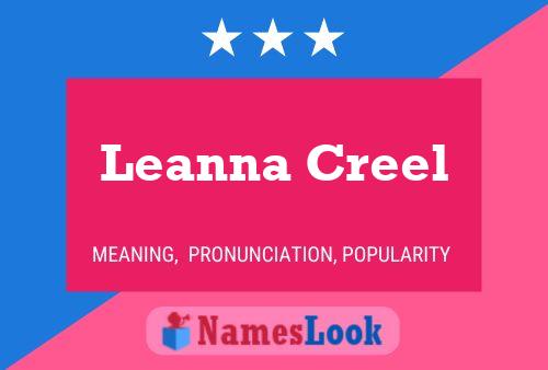 Leanna Creel Naam Poster