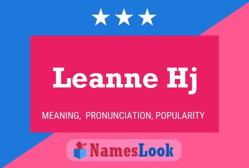 Leanne Hj Naam Poster