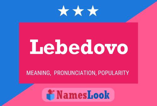 Lebedovo Naam Poster