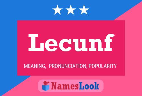 Lecunf Naam Poster