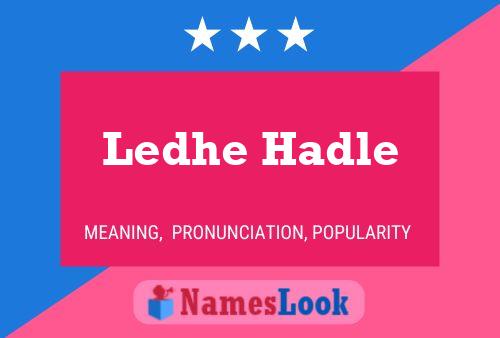 Ledhe Hadle Naam Poster