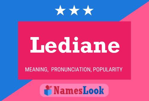 Lediane Naam Poster