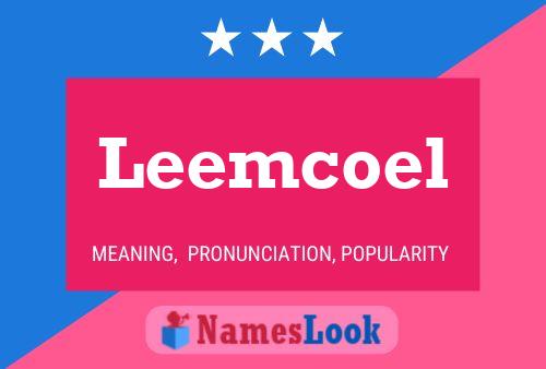 Leemcoel Naam Poster