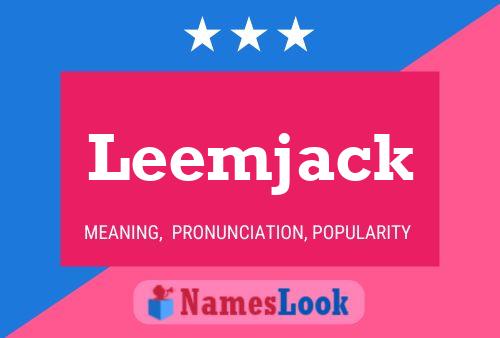 Leemjack Naam Poster