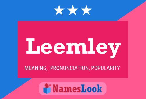 Leemley Naam Poster