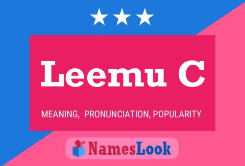 Leemu C Naam Poster