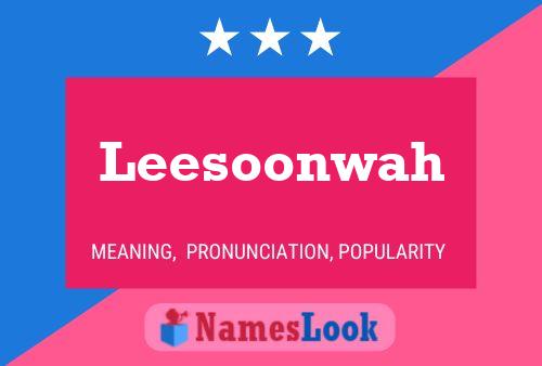 Leesoonwah Naam Poster