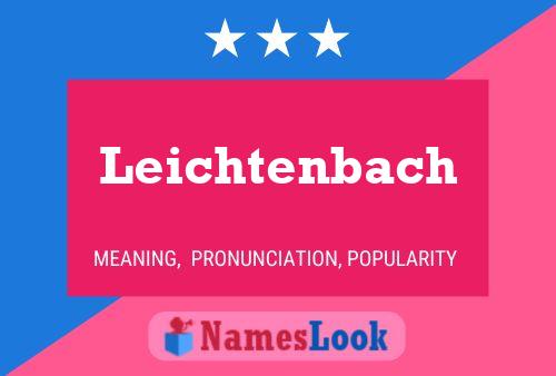 Leichtenbach Naam Poster