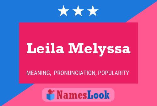 Leila Melyssa Naam Poster