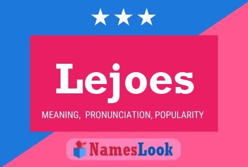 Lejoes Naam Poster