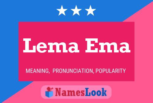 Lema Ema Naam Poster