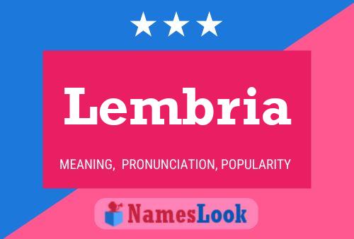 Lembria Naam Poster