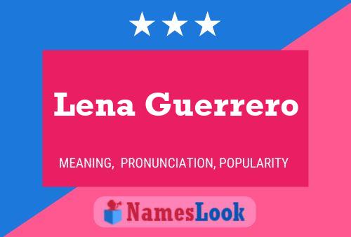 Lena Guerrero Naam Poster