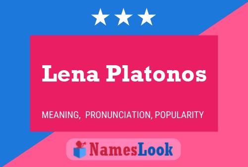 Lena Platonos Naam Poster