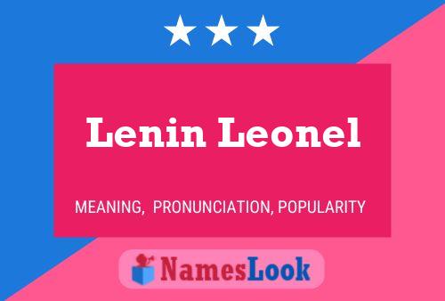 Lenin Leonel Naam Poster