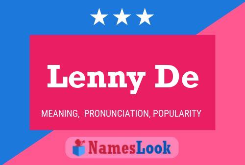 Lenny De Naam Poster