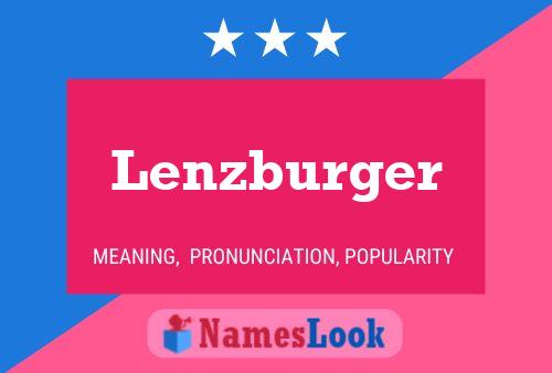 Lenzburger Naam Poster