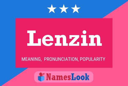 Lenzin Naam Poster