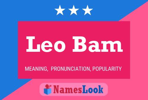 Leo Bam Naam Poster