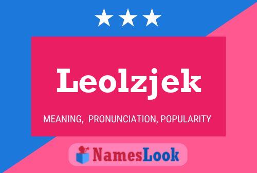 Leolzjek Naam Poster