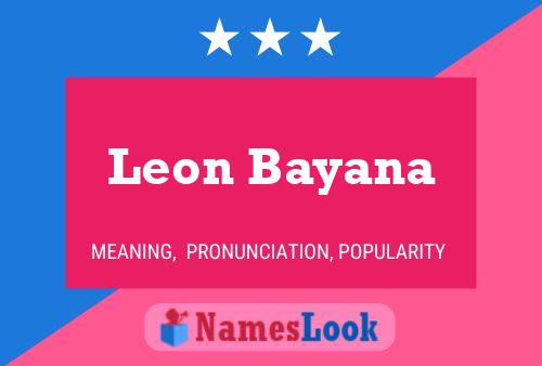 Leon Bayana Naam Poster