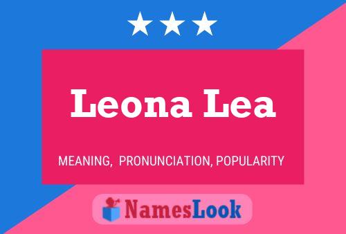 Leona Lea Naam Poster