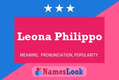 Leona Philippo Naam Poster