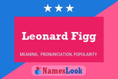 Leonard Figg Naam Poster