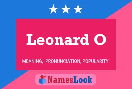 Leonard O Naam Poster