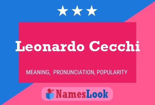 Leonardo Cecchi Naam Poster